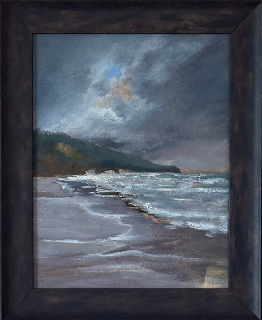 Crack in the Sky: Original ~ Framed "14 x 17"