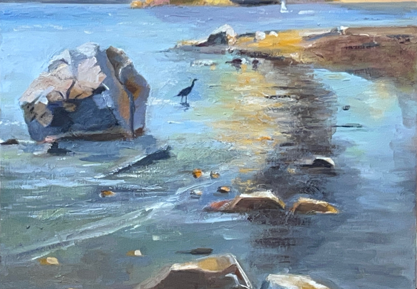 Spirit Rock: Original ~ Framed 18" x 22"