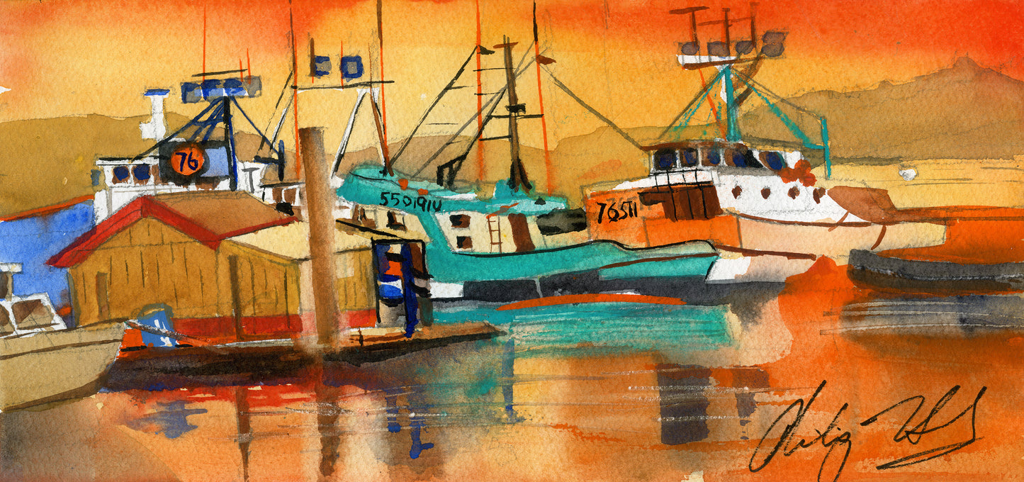 Newport Glow: Print 5" x 10.5"